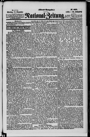 National-Zeitung vom 17.12.1883