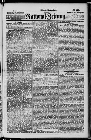 National-Zeitung vom 19.12.1883