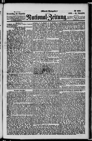 Nationalzeitung vom 20.12.1883
