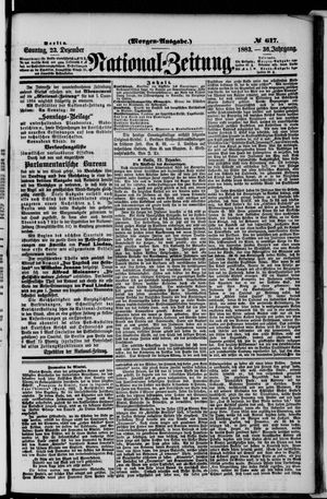 National-Zeitung vom 23.12.1883