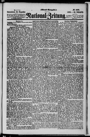 Nationalzeitung on Dec 29, 1883