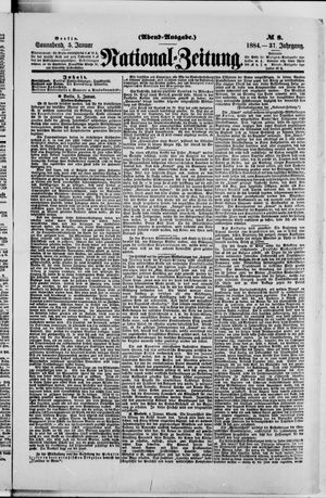 Nationalzeitung vom 05.01.1884
