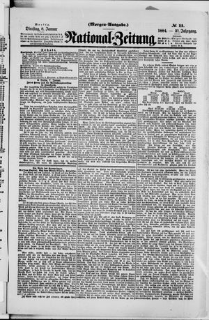 National-Zeitung on Jan 8, 1884