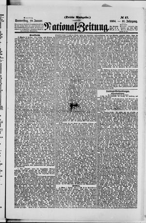 National-Zeitung vom 10.01.1884