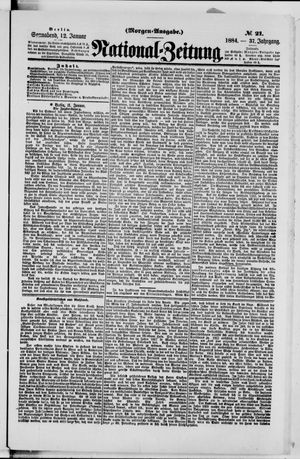 National-Zeitung vom 12.01.1884