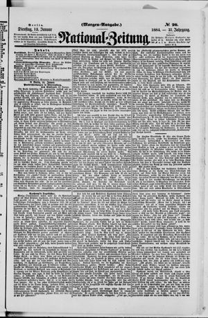 Nationalzeitung on Jan 15, 1884