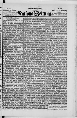 National-Zeitung vom 23.01.1884