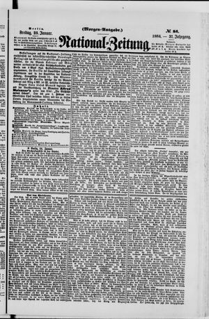 Nationalzeitung on Jan 25, 1884
