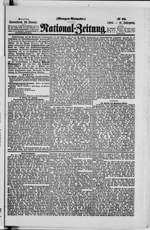 Nationalzeitung vom 26.01.1884