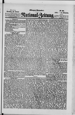 National-Zeitung vom 29.01.1884