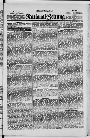 National-Zeitung vom 29.01.1884