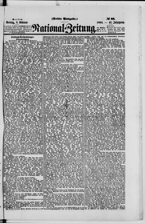 Nationalzeitung vom 08.02.1884