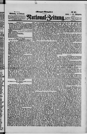 Nationalzeitung on Feb 13, 1884