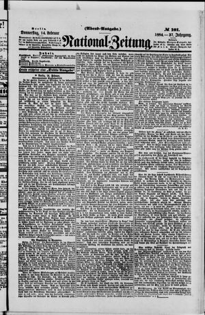Nationalzeitung on Feb 14, 1884