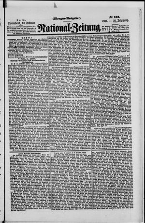 National-Zeitung vom 16.02.1884