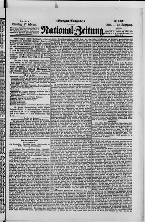 National-Zeitung vom 17.02.1884