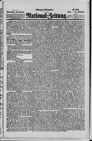 Nationalzeitung vom 23.02.1884