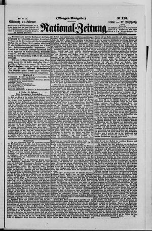 National-Zeitung vom 27.02.1884