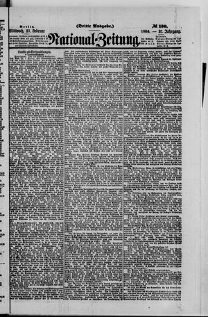 National-Zeitung vom 27.02.1884