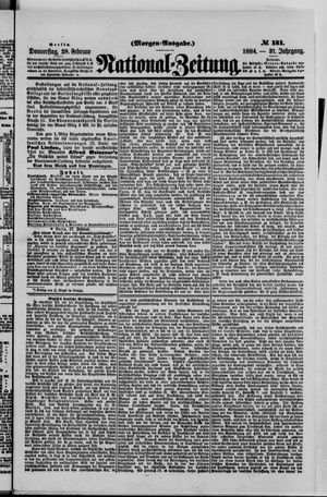 National-Zeitung vom 28.02.1884