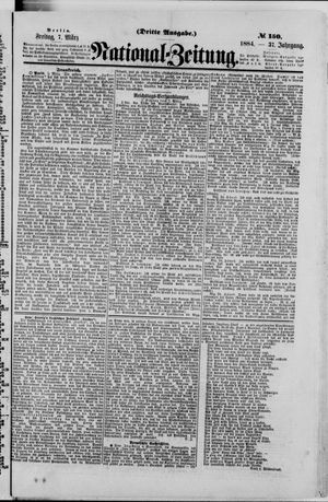 Nationalzeitung on Mar 7, 1884