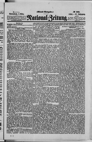 Nationalzeitung vom 08.03.1884