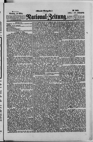 National-Zeitung vom 10.03.1884