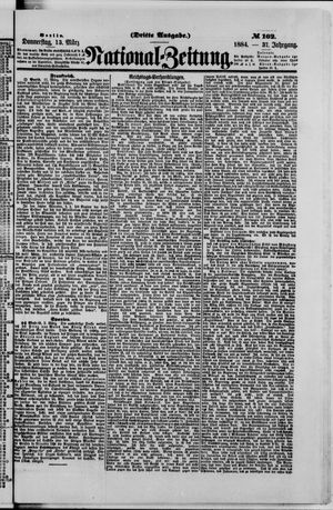 National-Zeitung vom 13.03.1884