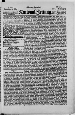 Nationalzeitung vom 22.03.1884