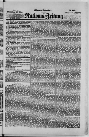 Nationalzeitung vom 27.03.1884