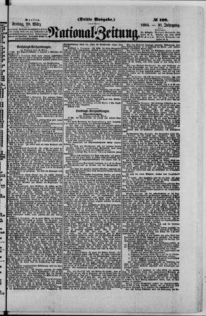 National-Zeitung vom 28.03.1884