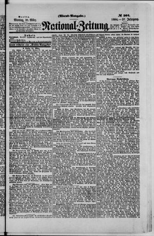 Nationalzeitung on Mar 31, 1884