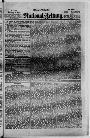Nationalzeitung vom 01.04.1884