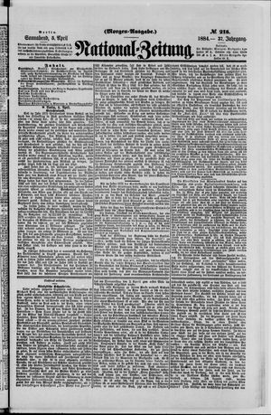 Nationalzeitung vom 05.04.1884