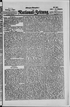 Nationalzeitung vom 06.04.1884