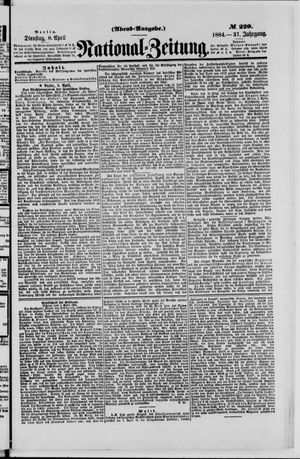 National-Zeitung vom 08.04.1884