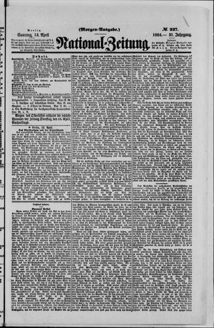 Nationalzeitung vom 13.04.1884