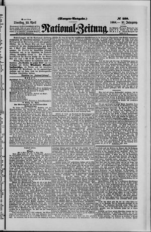 National-Zeitung vom 22.04.1884