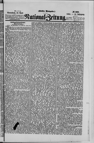 National-Zeitung vom 26.04.1884