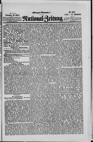 National-Zeitung vom 29.04.1884