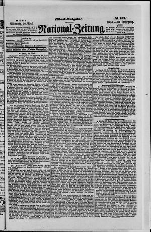 Nationalzeitung vom 30.04.1884