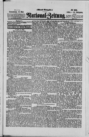 Nationalzeitung vom 10.05.1884