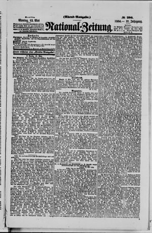 Nationalzeitung vom 12.05.1884