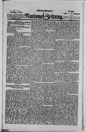 Nationalzeitung vom 13.05.1884