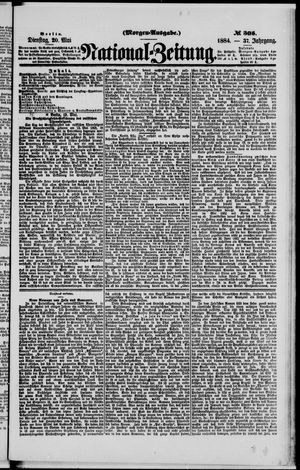 Nationalzeitung on May 20, 1884