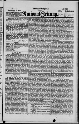Nationalzeitung vom 24.05.1884
