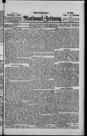 Nationalzeitung vom 07.06.1884
