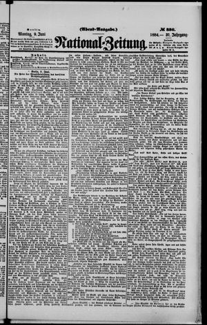 Nationalzeitung vom 09.06.1884