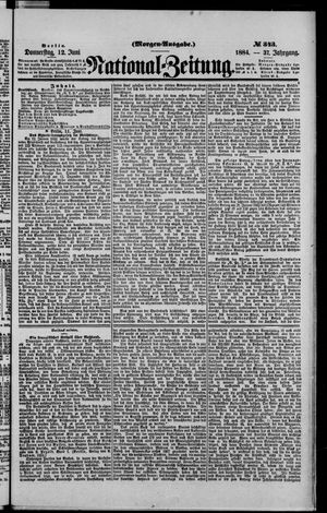 Nationalzeitung vom 12.06.1884