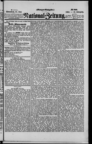 Nationalzeitung vom 21.06.1884